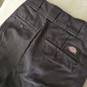 Dickies Men's Dark Brown Work Chinos